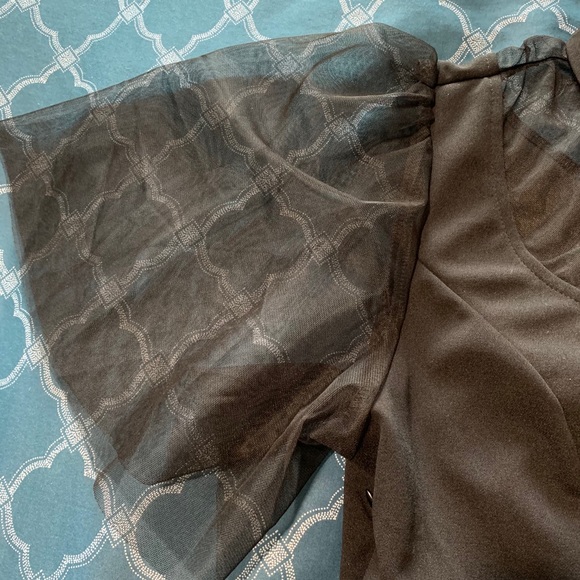 Shein mesh sleeve dress - Picture 3 of 5